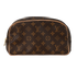 Louis Vuitton Dopp Kit Toiletry Pouch, &pound;450, Accessories, Brown, Canvas, Front view